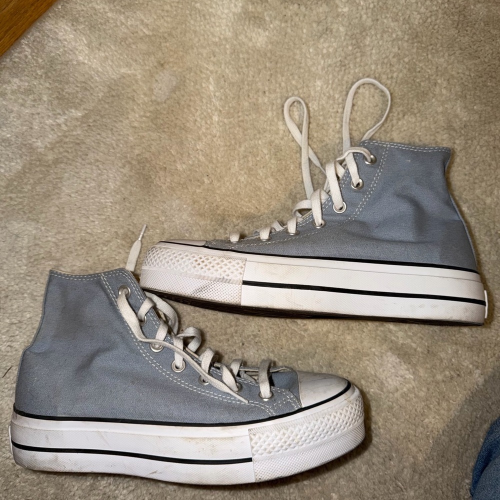 Converse Gray High-Top Sneakers